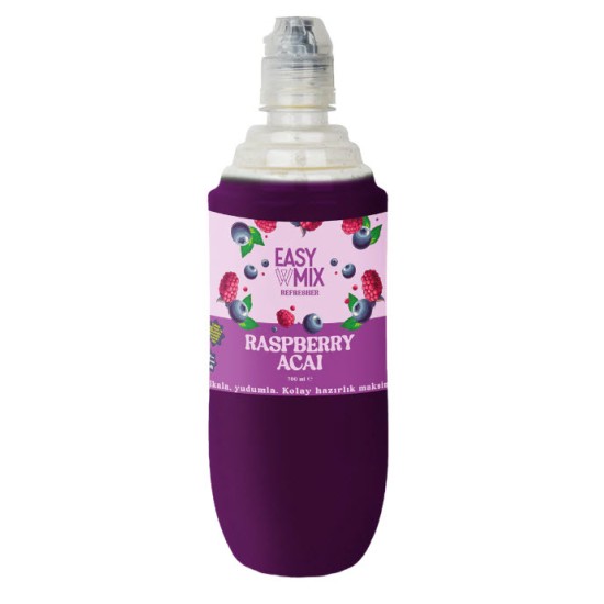 Easy Mix Raspberry Açai 700 ml Şurup | Pluskahve